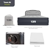 YAWN AIR Deluxe Self-Inflating King Air Bed with Built-In Pump & Headboard view 5