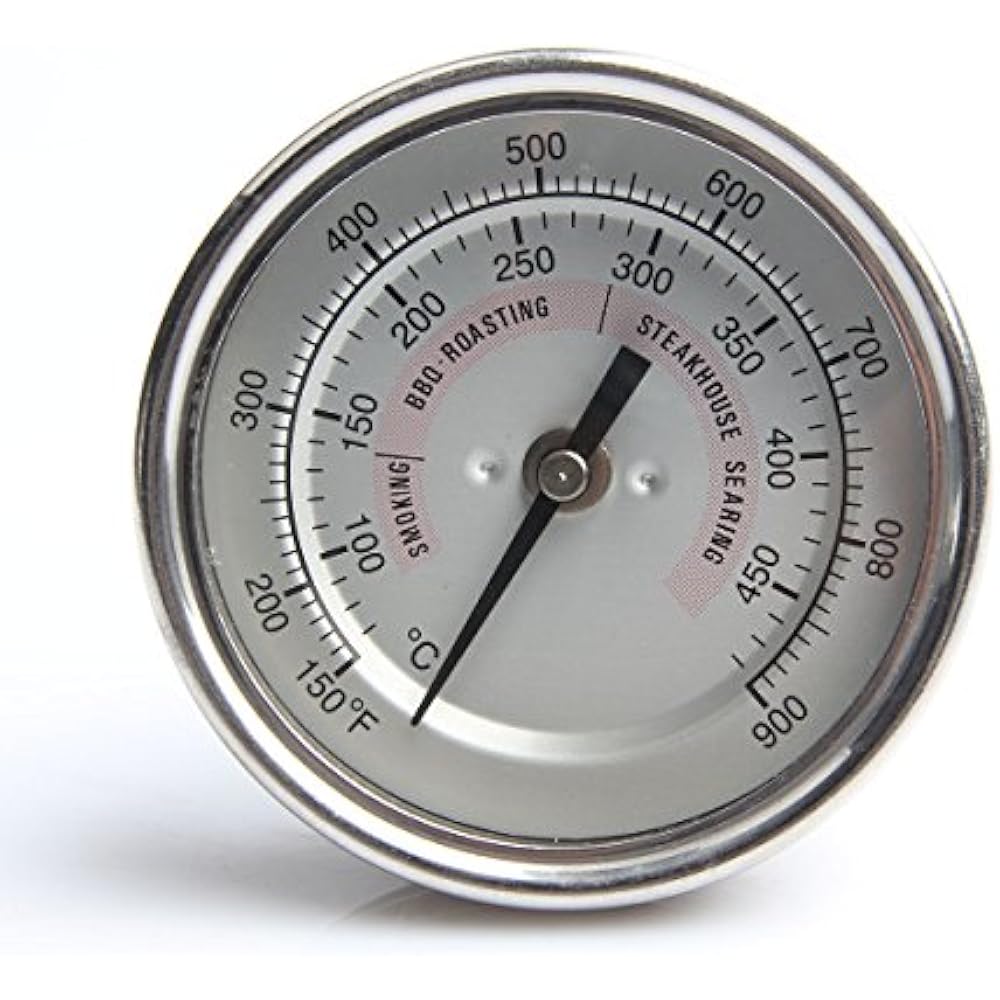 BBQ Grill Temperature Gauge Waterproof Large Face For Kamado Joe Barbecue Steel eBay