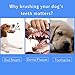Chooseen Dog Toothbrush 2019 Upgraded Dog Chew Toys Dog Dental Care Pet Toothbrush Natural Rubber Dog Chew Toothbrush Milk Fragrance Suitable for Small and Medium Doggy