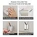 NEXCURIO Self Adhesive Hooks/Towel Hooks-Heavy Duty Wall Hanger Hanging for Robe Coat Bag Stick on Wall - Bathroom Kitchen Office Organizer, Brushed Stainless Steel (4 Pack)