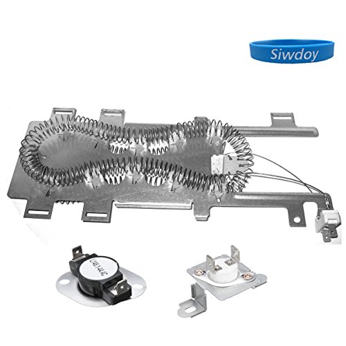 Siwdoy 8544771 Dryer Heating Element and 279973 Thermal CutOff Fuse