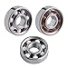 608 Hybrid Ceramic Ball Bearings for Fidget Spinner Toy (3 Pack, White Ball) by EAONE