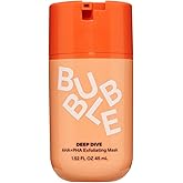 Bubble Skincare Deep Dive AHA + PHA Exfoliating Mask - Gentle Facial Exfoliator with Oil Control - Promotes a More Even Skin Tone - Skin Care Enriched with Azelaic Acid and Willow Bark Extract (45ml)