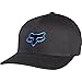 Fox Boys' Big Legacy Logo Flexfit HAT, Black/Blue, OS