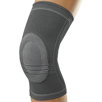 Futuro Active Knit Knee Stabilizer, Moderate Stabilizing Support, Medium, Gray