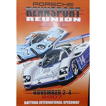 Amazon.com: Porsche Rennsport Reunion 3 Rare Original