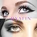 DYAFIN Natural False Eyelashes Handmade Reusable Lightweight Soft Professional False Lashes Full Cover Clear Band No Glue Fake Eyelashes