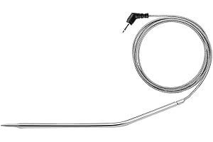 Official ThermoPro Stainless Steel Probe Replacement Stainless Meat Probe for TP06S, TP07, TP610, TP16, TP16S