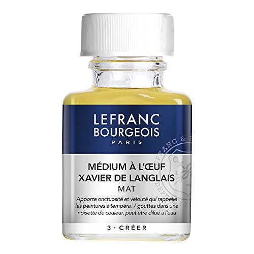 Lefranc & Bourgeois Egg Xavier de Langlais More Consistency and Accelerates the drying process of Oil Painting Medium – 75ml bottle