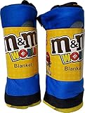 M&M's 2 Pack Big Facde Characters Blanket. New Edition 2017. 50