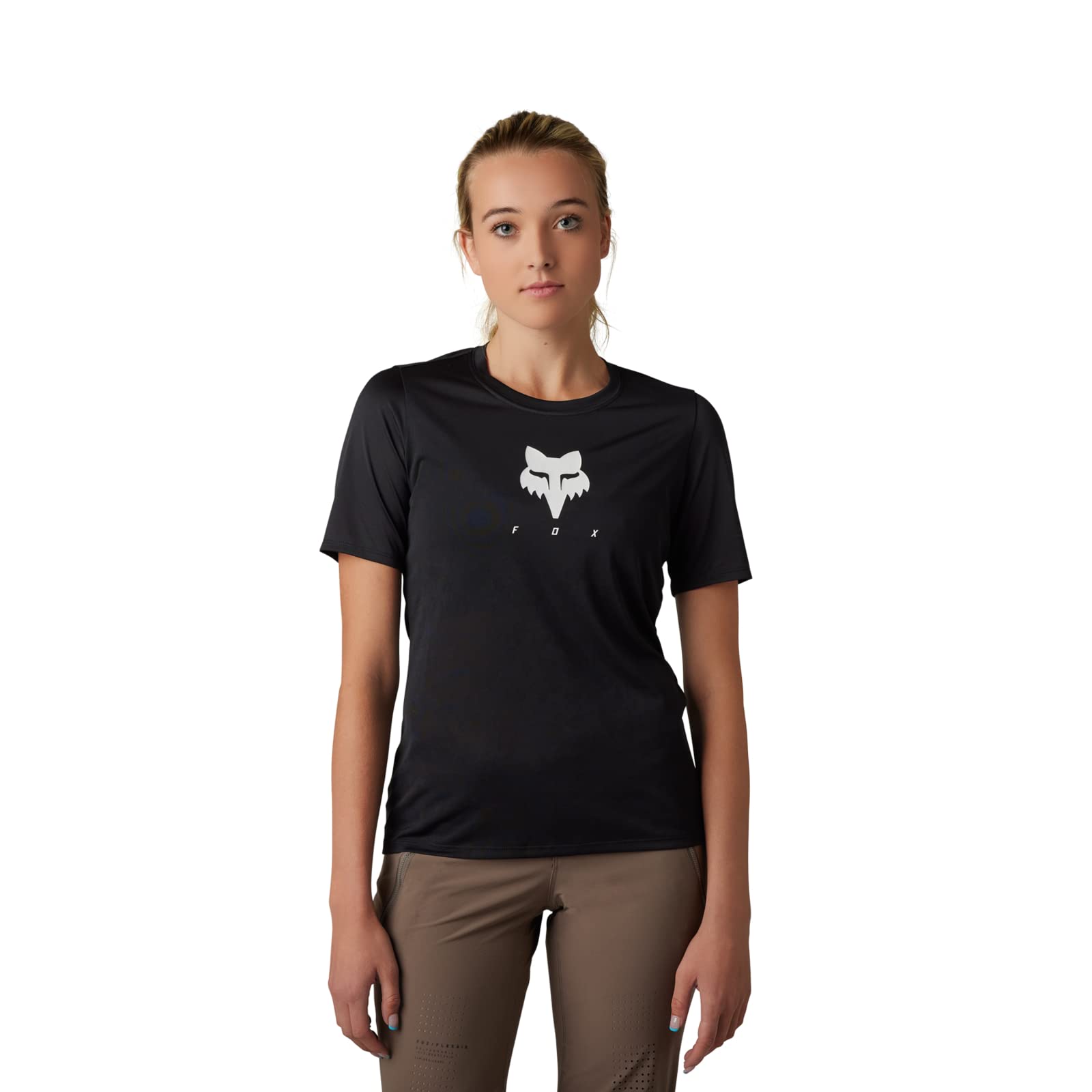Fox Racing W Ranger Tru Dri Ss Jersey, Womens 6" Flexair Merino Socks, Women's, Black, XS