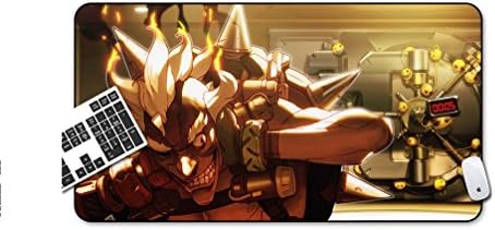 GALIGEIGEI Overwatch OW Soft Smooth Gaming Mouse Pad Mouse Mat(31.5"x 15.7"x0.12"), Design for Overwatch (JunkRat)