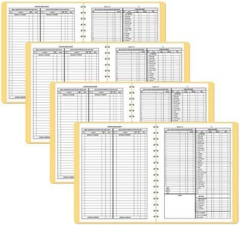 Dome 612Mensual Bookkeeping registro con tapa CAF y de 128pginas, 11x 812inches Wirebound 2paquetes, Beige