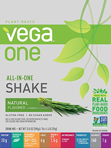Vega One All-in-One Nutritional Shake, Natural, 10 Count