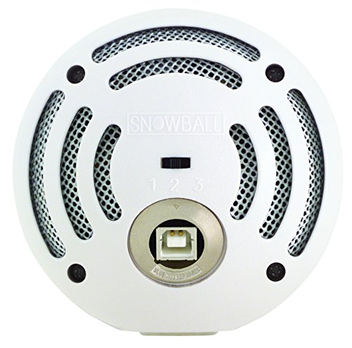 Blue Snowball USB Microphone (Textured White)