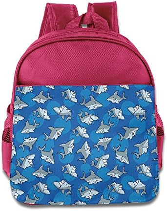 PHILLIP LEMONS Cute Shark Print Cute School Backpack Children School Bag For Kids