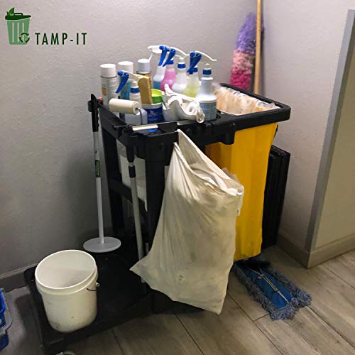 TAMPIT Mighty Mini Manual Trash Compactor Frees Up Space In Bins