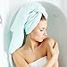 Hicarer 4 Pieces Microfiber Dry Hair Towel Fast Drying Hair Cap Absorbent Twist Turban, 4 Colors