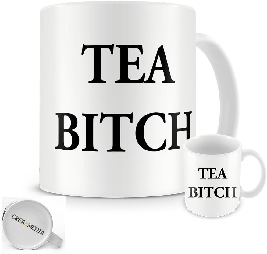Tea Bitch Mug - Office Prank - Joke- funny - brew makes - teasmade - High Quality Print