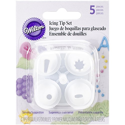 Wilton 5-Piece Decorating Tip and Nail Set