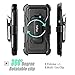 LG V30 Phone Case, Eofon Durable and Rugged Heavy Duty Case for The LG V30+ Comes with Multi-Use Belt Clip(Black)