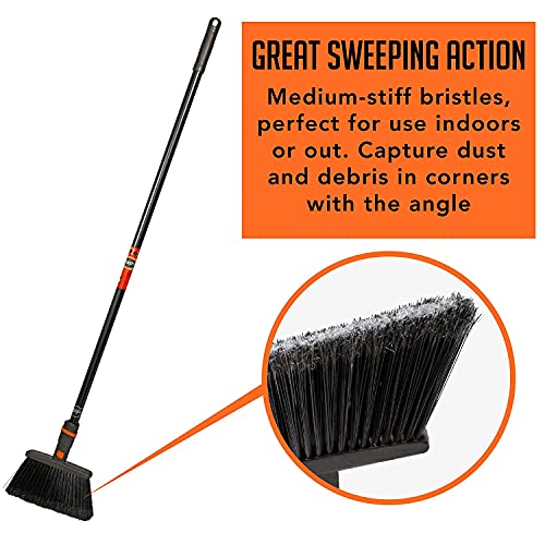 SWOPT Indoor Kit — Includes 18” Dust Mop, Cotton Mop, Angle Broom, 48” and 60” Steel Handles