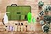 Succulent Kit Roll Organizer Gardening Tool Set | Terrarium Supplies Mini Succulent Garden Tool Kit | Heavy Duty Succulent Bonsai Planter Set Indoor Gardening | Fairy Zen Kit for Soil Fertilizer Seedsthumb 4