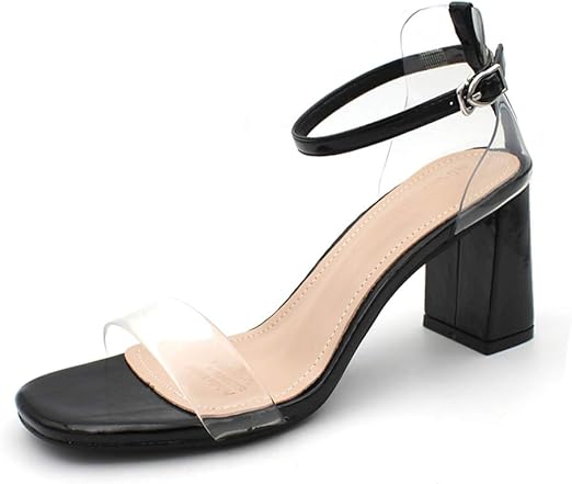 perspex platform sandals