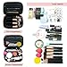 Relavel Makeup Bag 2 Layer Large Capacity Cosmetic Makeup Brush Organizer With Belt Strap Holder Multifunctional Bag for Travel Home (Pink)