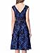 Noctflos Women's 50s Vintage Cocktail A-Line Dress Floral Lace Knee Length
