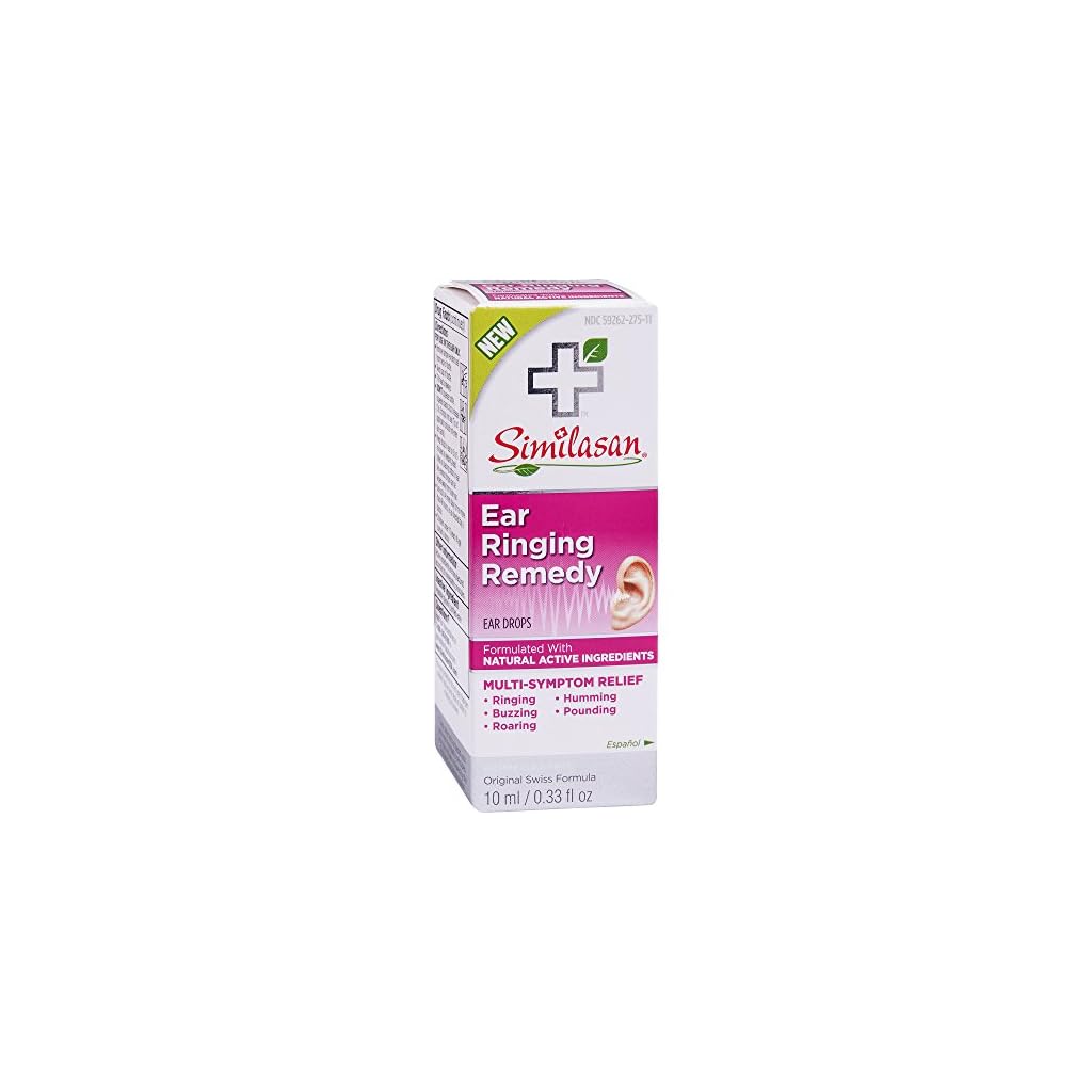 Similasan Ear Ringing Remedy Drops 0.33 Ounce, for Temporary Multi