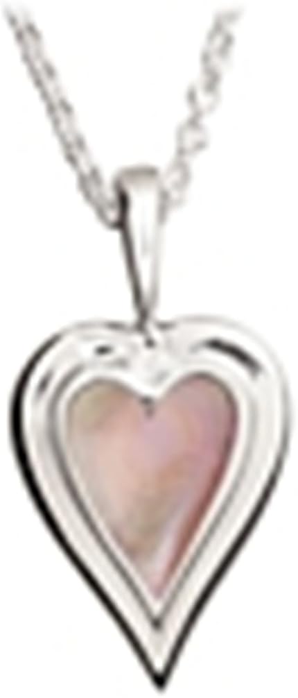 kabana mother of pearl heart pendant