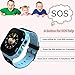 Kids Smart Watch GPS Tracker Phone Watch for Boys Girls - Touchscreen Camera 2 Way Call Voice Chat SOS Alarm Clock Anti Lost Flashlight Game Sports Outdoor Smartwatch Bracelet Cellphone Wrist Watch