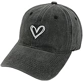 Nymmoata Unisex Vintage Baseball Cap: Washed Distressed Baseball Cap Twill - Men Womens Trucker Hat - Adjustable Dad Hat