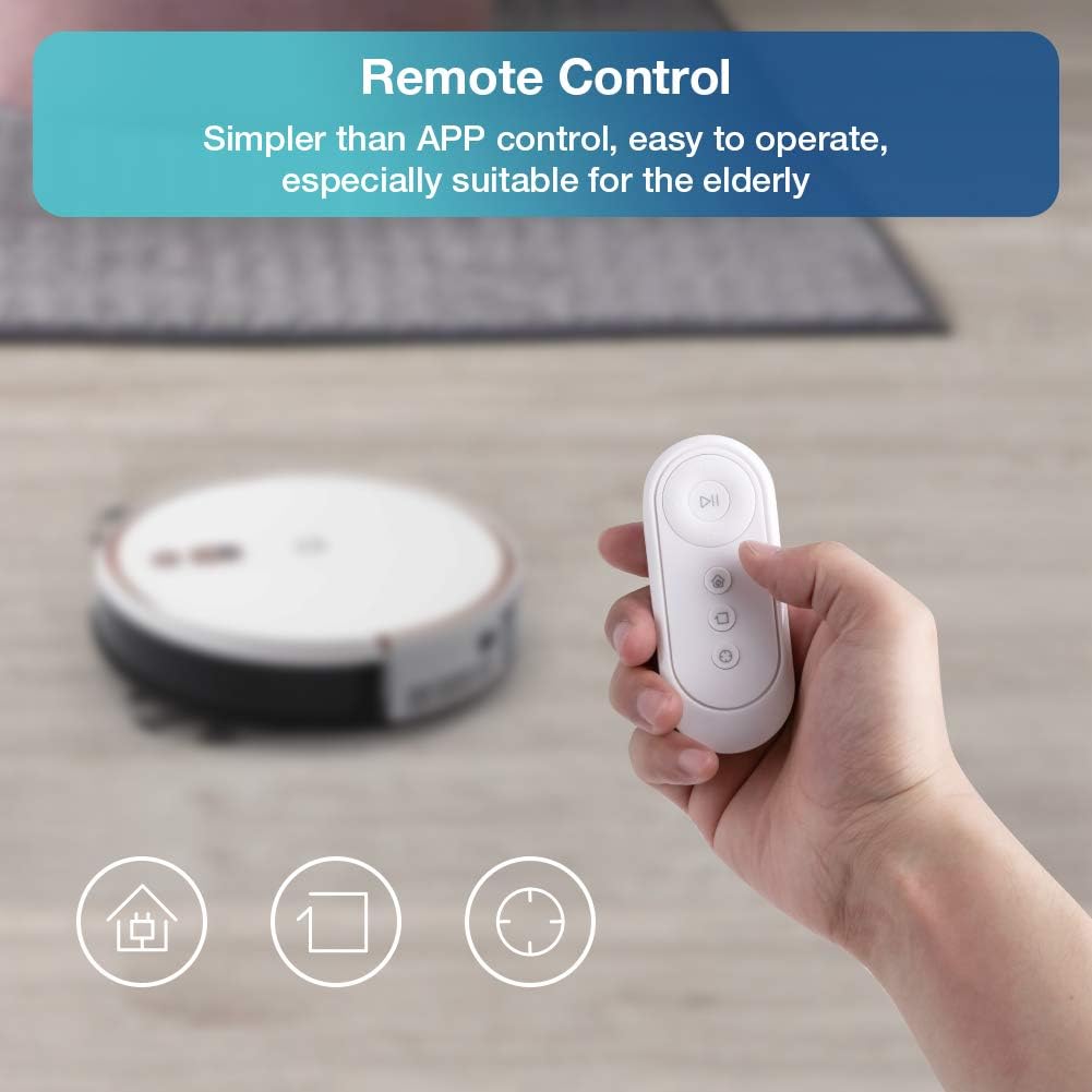 Yeedi K700 Robot Vacuum, 2 in 1 Robotic Vacuum Cleaner Mopping, 2000Pa Powerful Suction, Smart Navigation, Quiet and Self-Charging Robotic Vacuums, Ideal for Pet Hair, Carpets, Hard Floors -