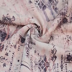 Texco Inc 55" Wide Printed 100% Rayon Challis