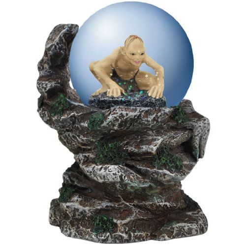 Westland Giftware Water Globe Figurine, 65mm, Lord of The Rings Gollum Cliffside