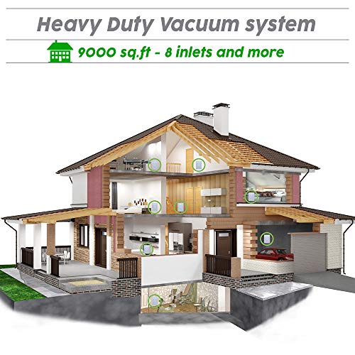 OVO Heavy Duty Powerful Central Vacuum System, Filtration (with or