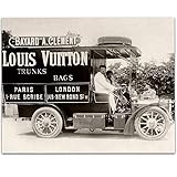 Louis Vuitton Delivery Truck Art Print - 11x14 Unframed Art Print - Great Home Decor Under $15