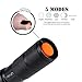 Tactical Led Flashlight Torch, Refun A100 High-Powered Flash Light, Rechargeable Tac Light, Water Resistant Handheld Flashlight with Zoom Function and 5 Modes