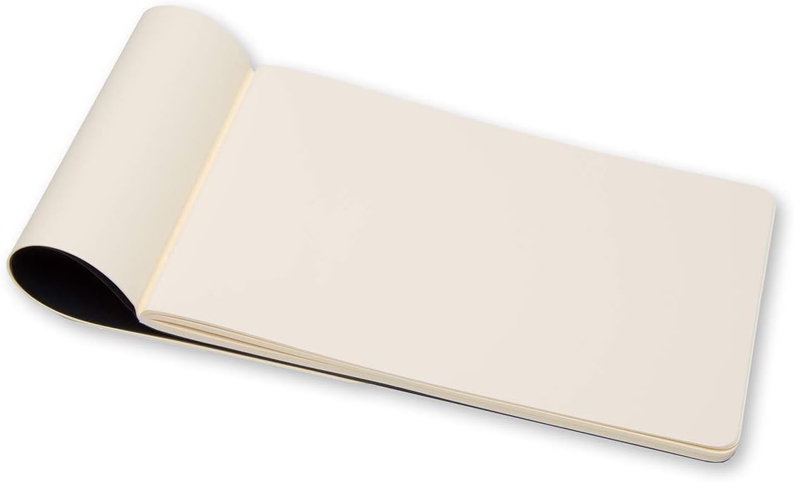 Moleskine Art Sketch Album, Hard Cover, Square (7.5" x 7.5") Plain/Blank, Black, 88 Pages: Moleskine: Office Products