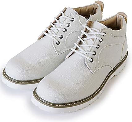 Tallshoes シークレットシューズ スニーカー 9cm トールシューズ メンズシューズ 厚底 キャンバスシューズ ハイカットスニーカー ミディアムカットスニーカー 通気性 A50 9cmwhc スニーカー Amazon