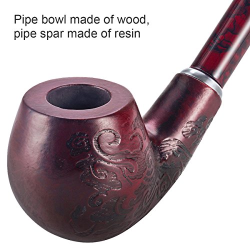 LUWANZ Churchwarden Long Smoking Pipes Set Long Handle Tobacco Pipe