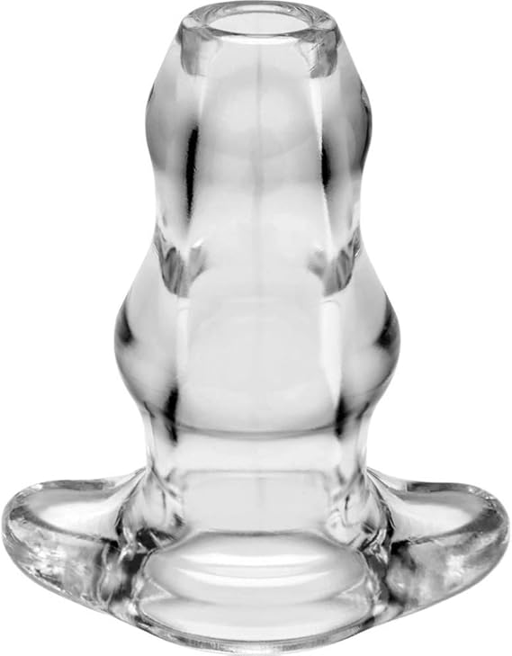 Perfect Fit Double Tunnel Plug Medium, 4.5 Inch, Clear