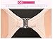 2-Packs Self Adhesive Bra, Strong Sticky, Silicone Invisible Push Up Bra