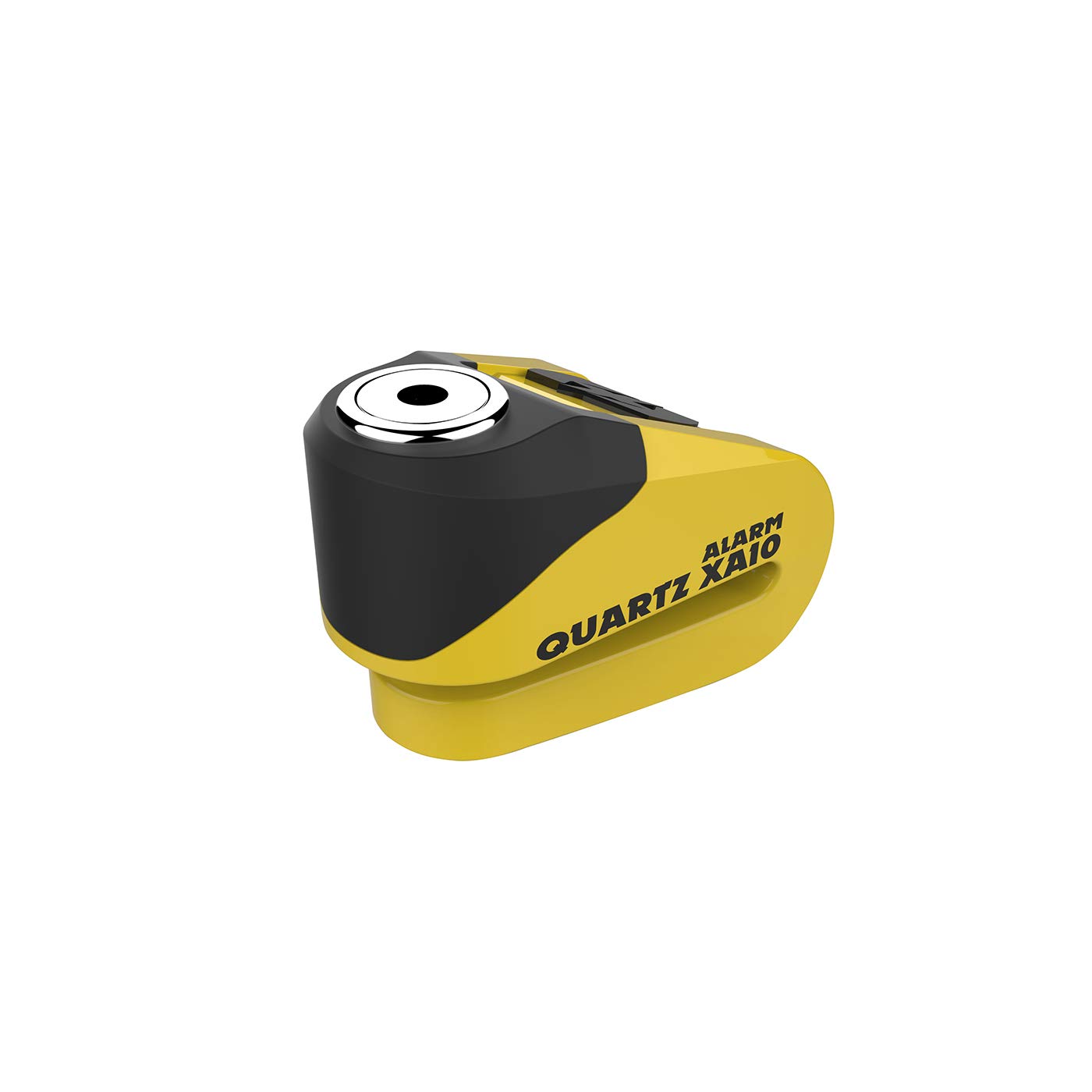 LK272 - OXFORD Quartz XA10 Alarm Disc Lock (10mm Pin) Yellow/Black