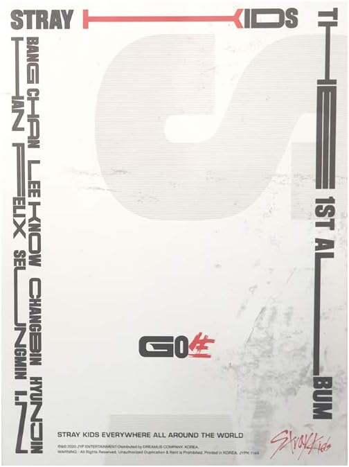 STRAY KIDS Go Live (Standard Ver.) The First Album A Type CD+Photobook+Photocards+4 Cuts Film+Secret Card+Unit Lyric Leaflet+(Extra 4 Photocards + 1 Double-Sided Photocard)