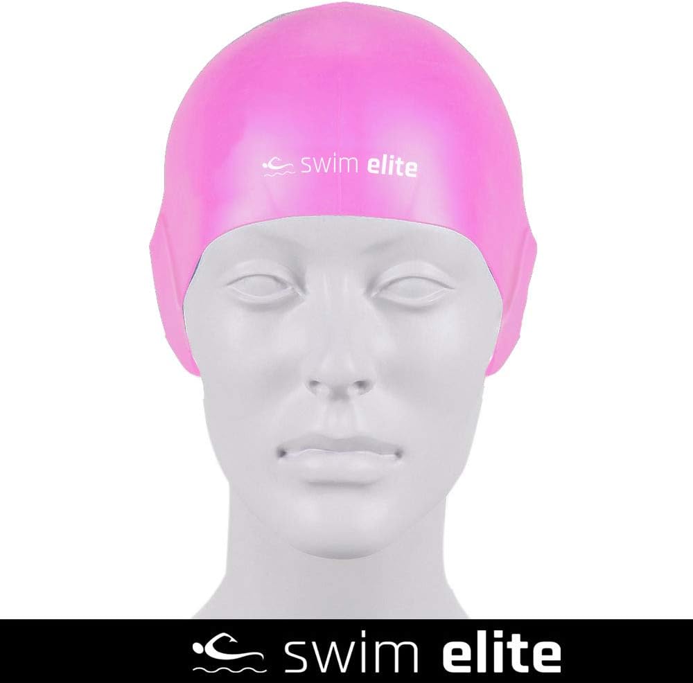 SWIM ELITE Premium Silicone Swimming Cap with Ergonomic Ear Pockets - Image 5