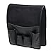 DOESIT Magazine Holders,Black Velvet Sofa Armrest Organizer with 5 Pocket Organizer for Remote Control, Cell Phone,Magazines,Pencil