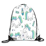 Drawstring Backpack Gym Bag Travel Backpack Rainbow